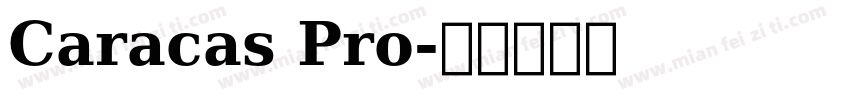 Caracas Pro字体转换